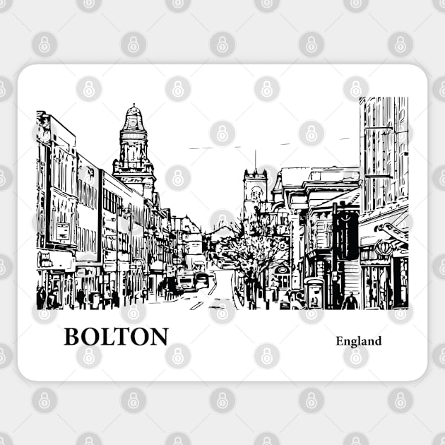 Bolton England Sticker by Lakeric